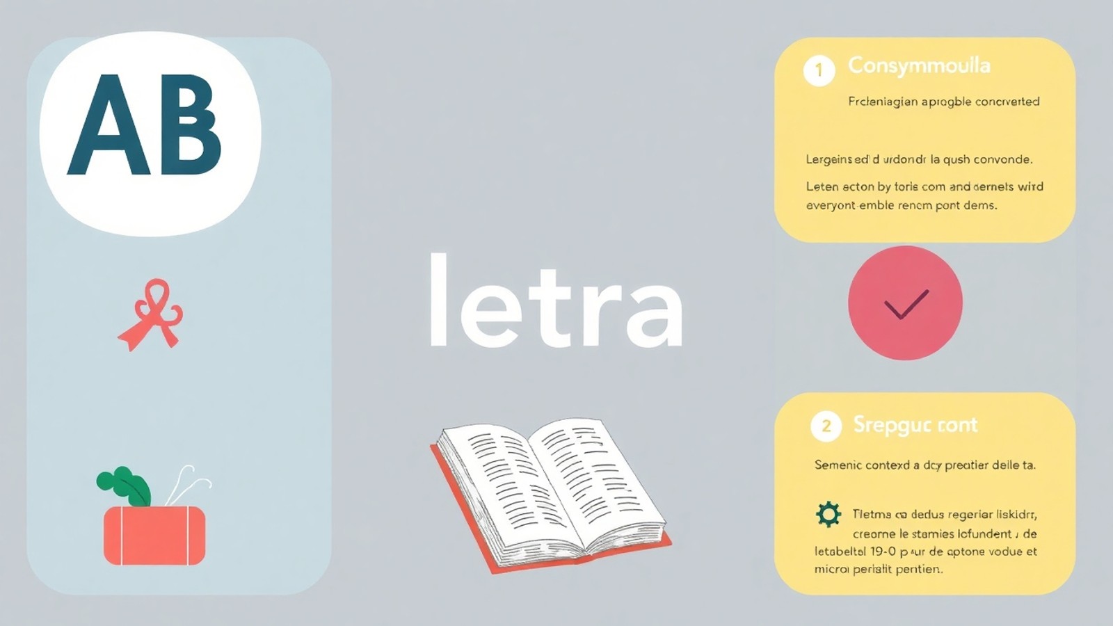 sinonimos letra contextos escrita
