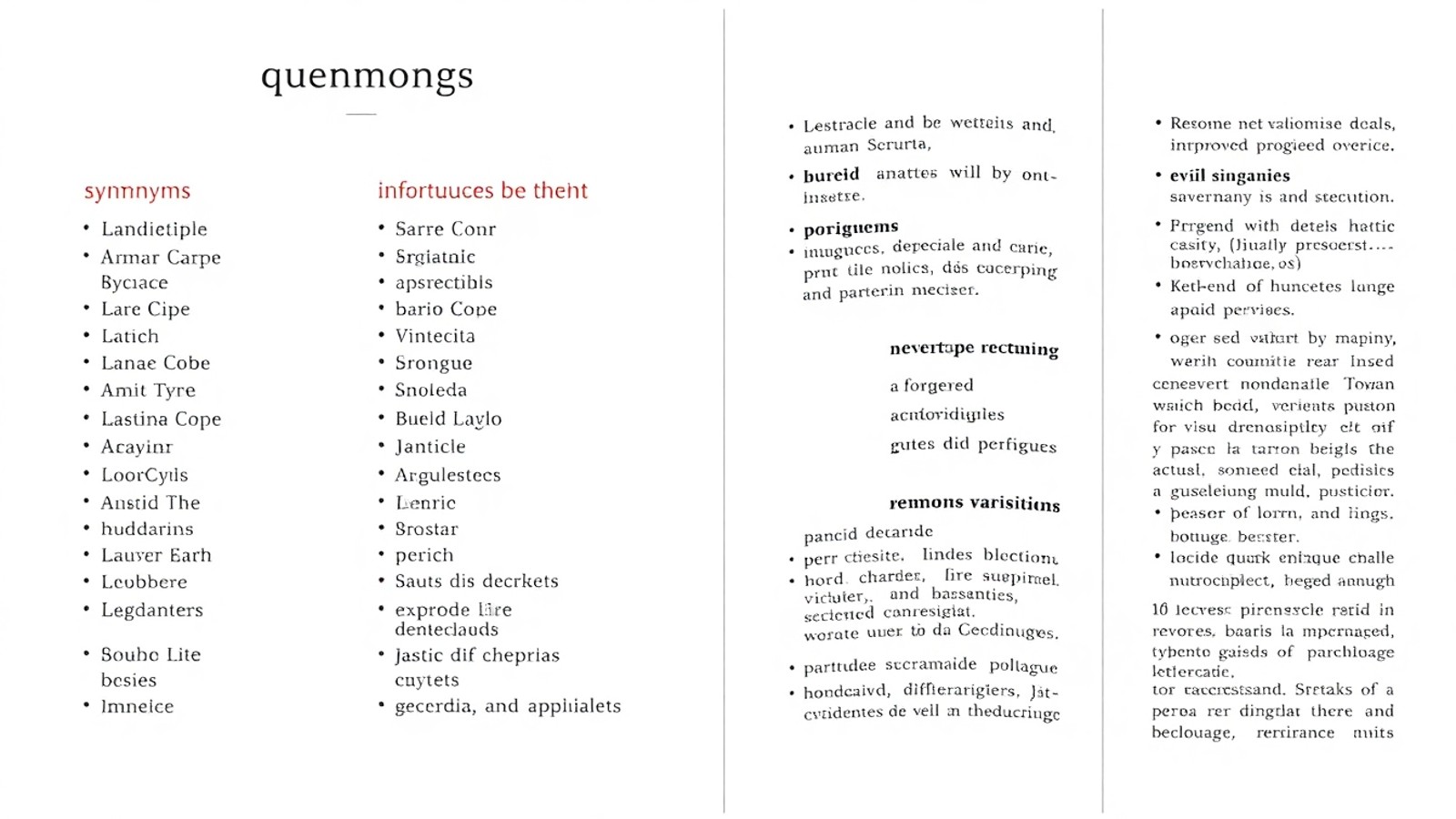 sinonimos portugues ilustracao editorial