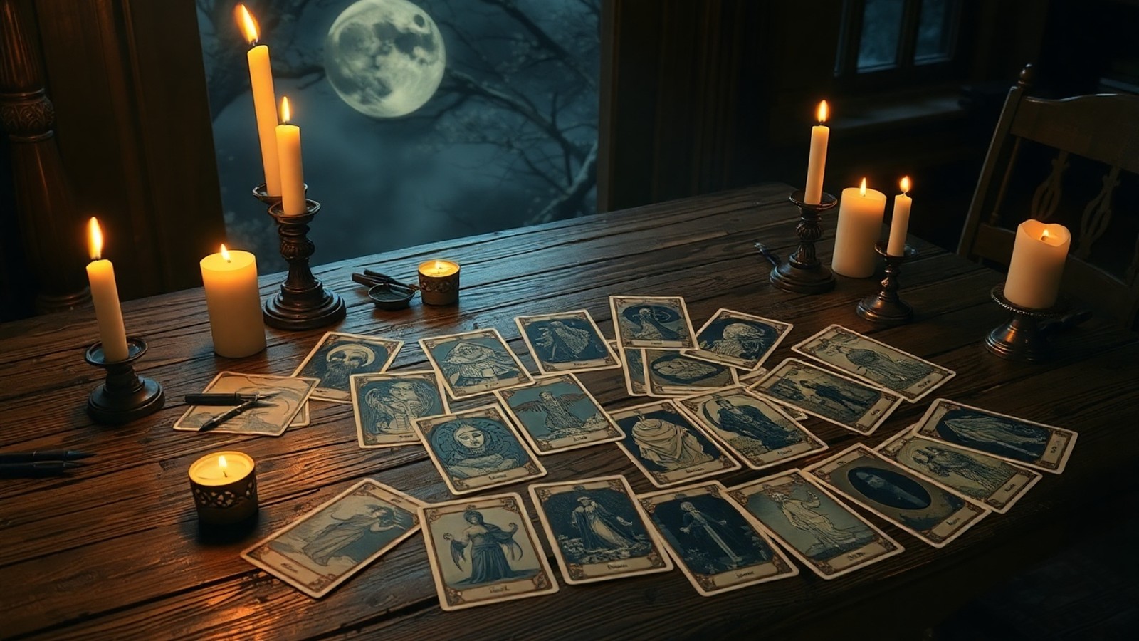 tarot mesa luz lua