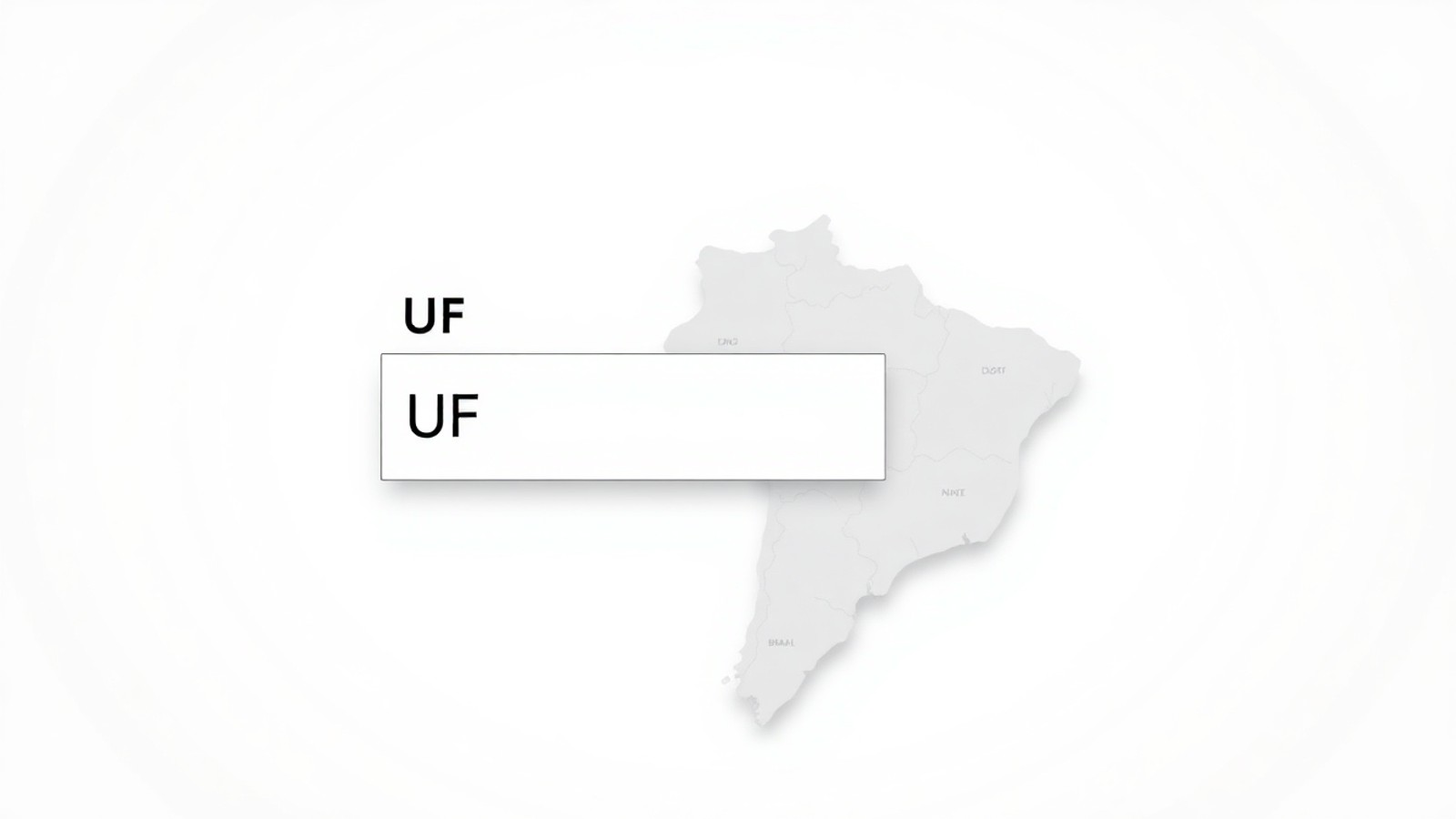 uf em formulario cadastro brasil
