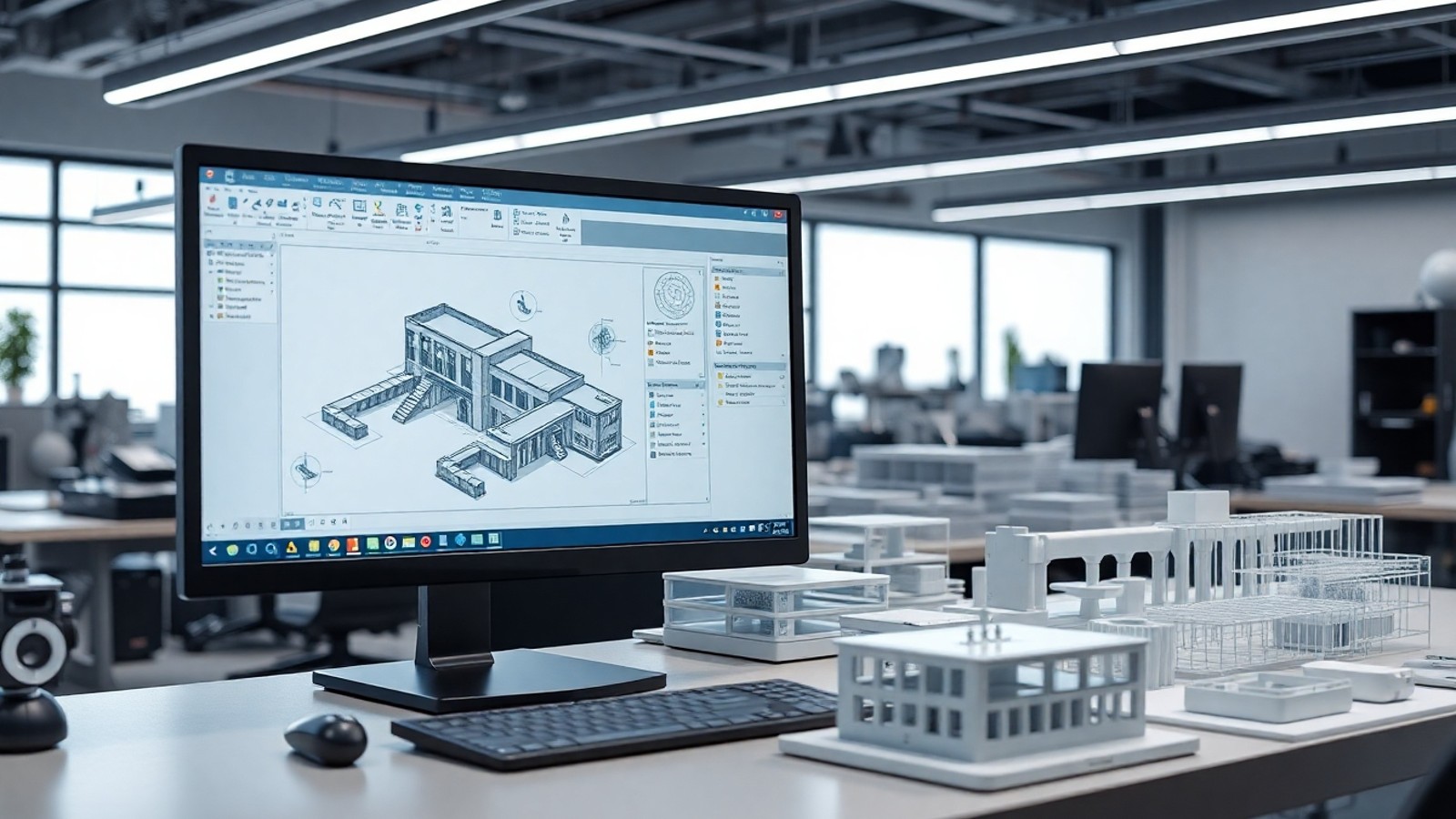 workspace cad modelagem 3d