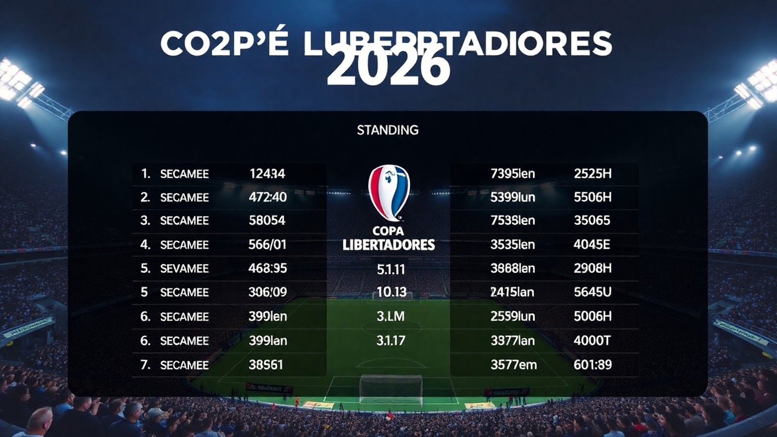 imagem tabela geral libertadores 2026