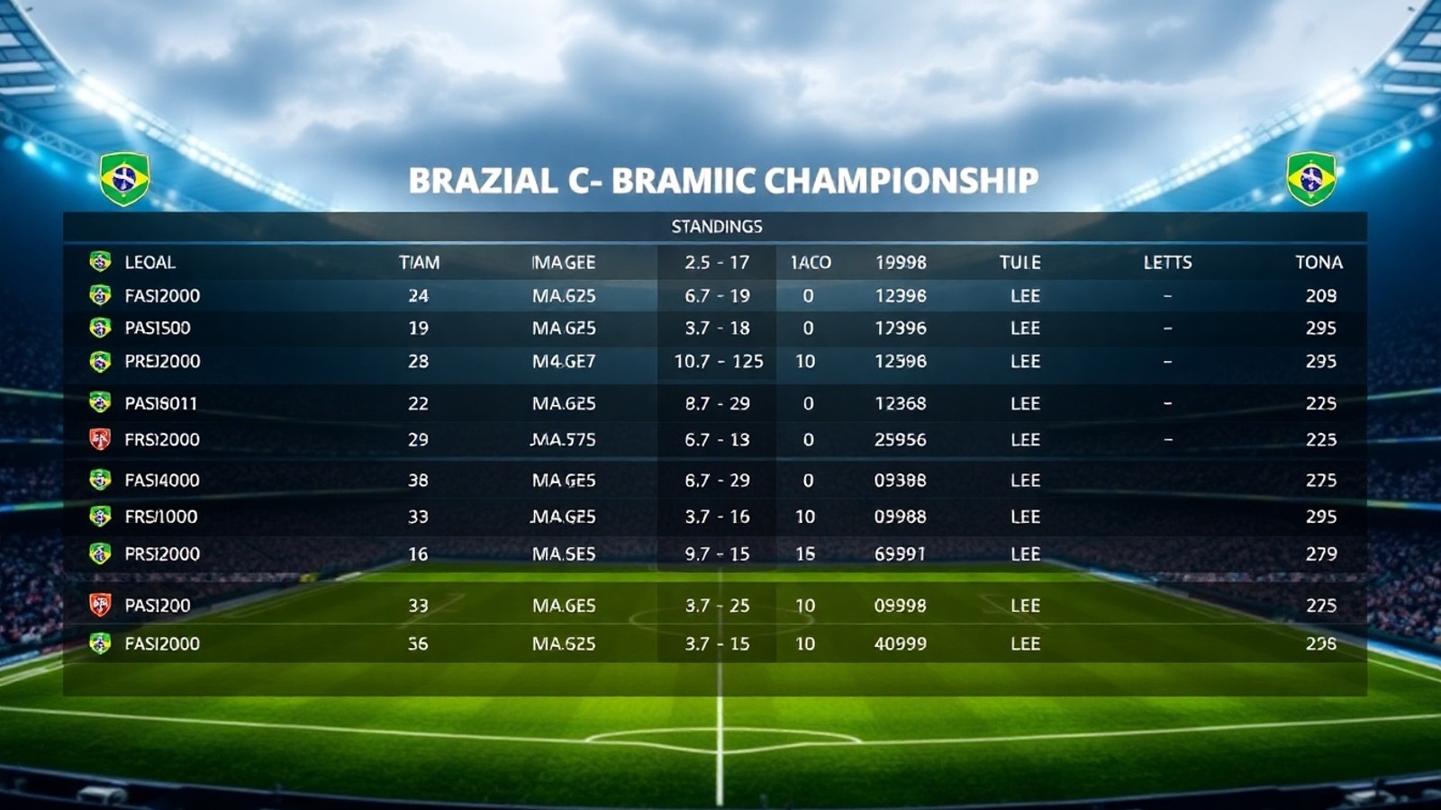 tabela brasileirao 2025 classificacao
