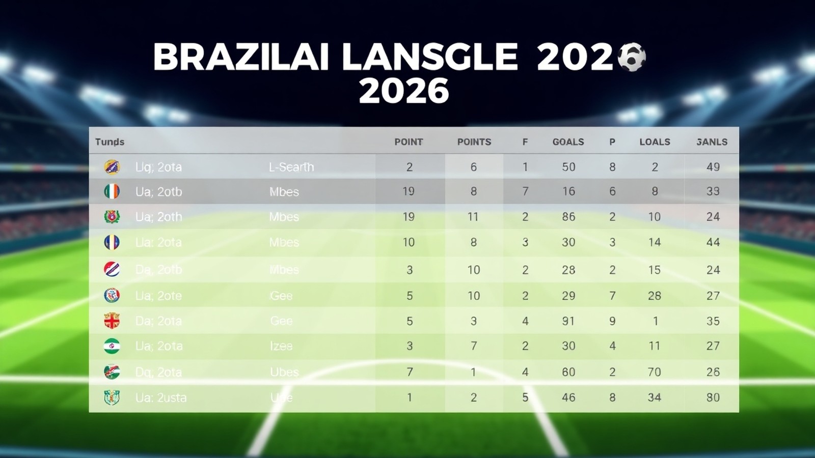 tabela classificacao brasileirao 2026