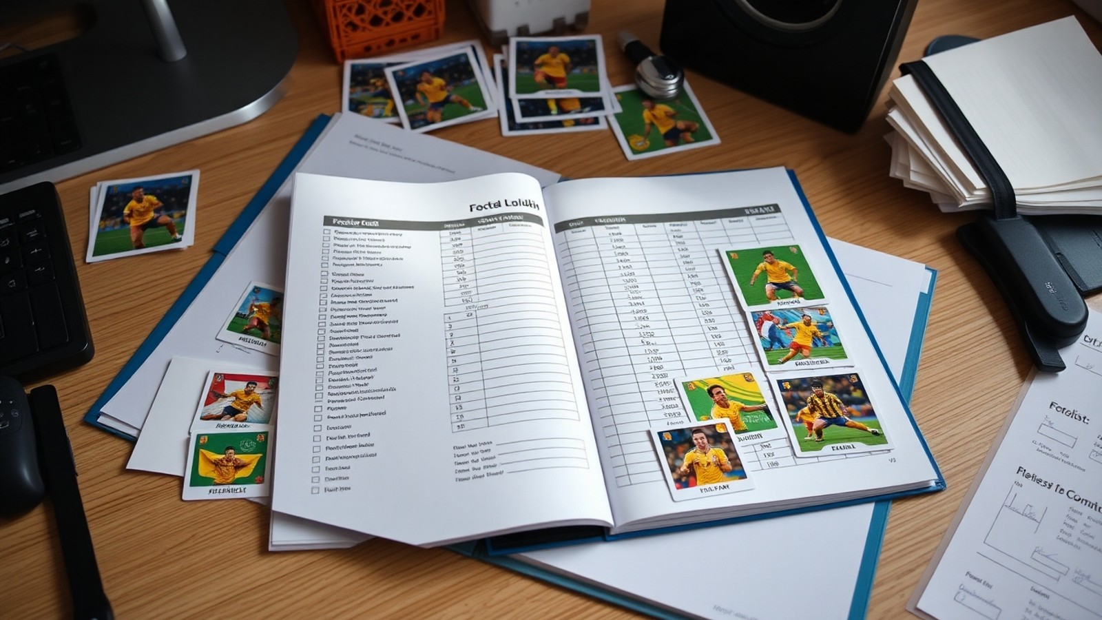 tabela de figurinhas copa 2026 checklist organizado