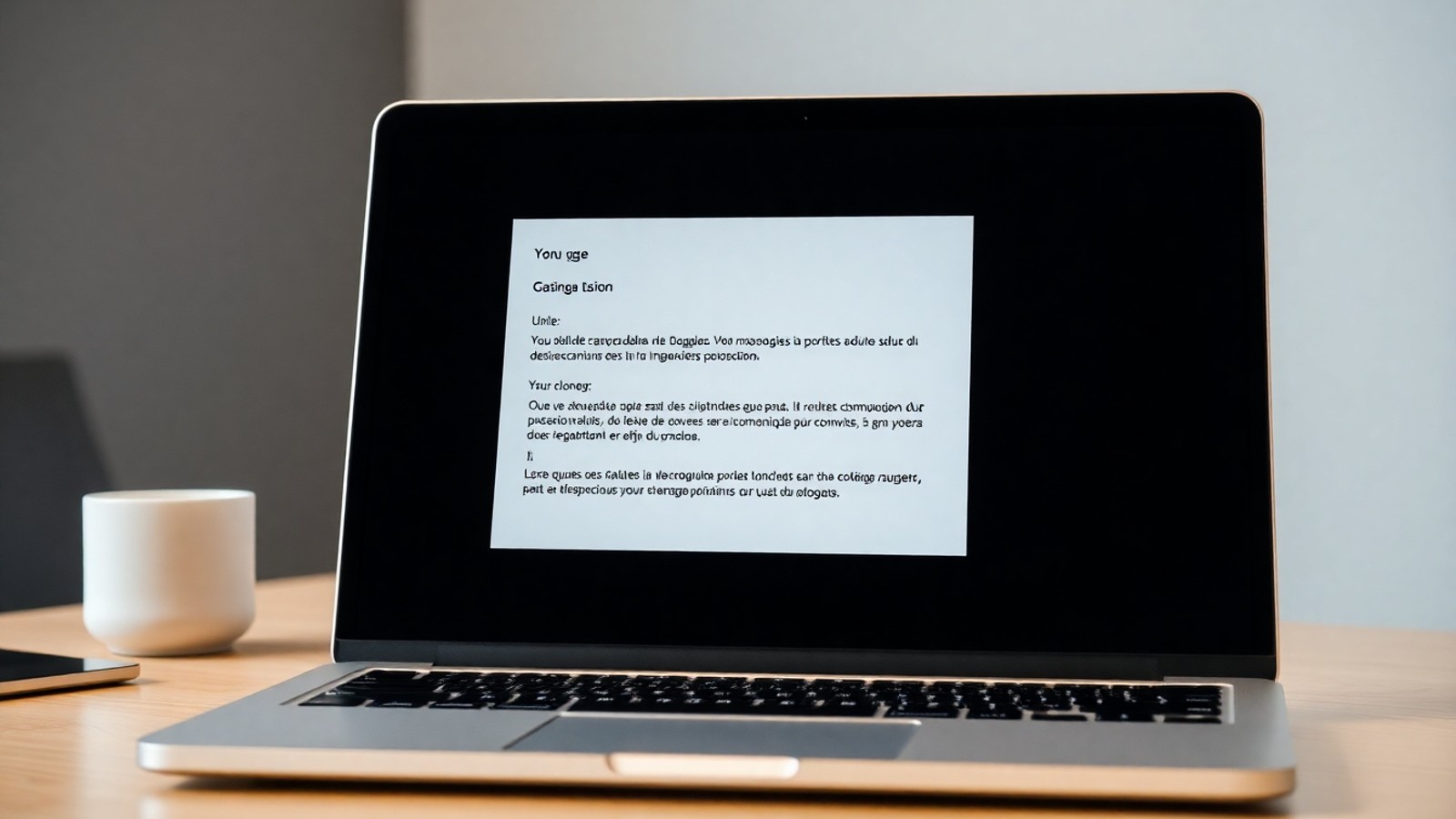 email profissional com signatura formal