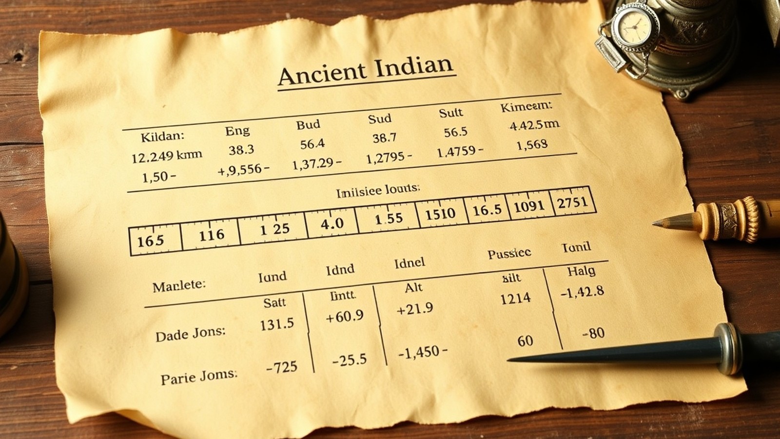 tabela yojana conversao antiga indiana