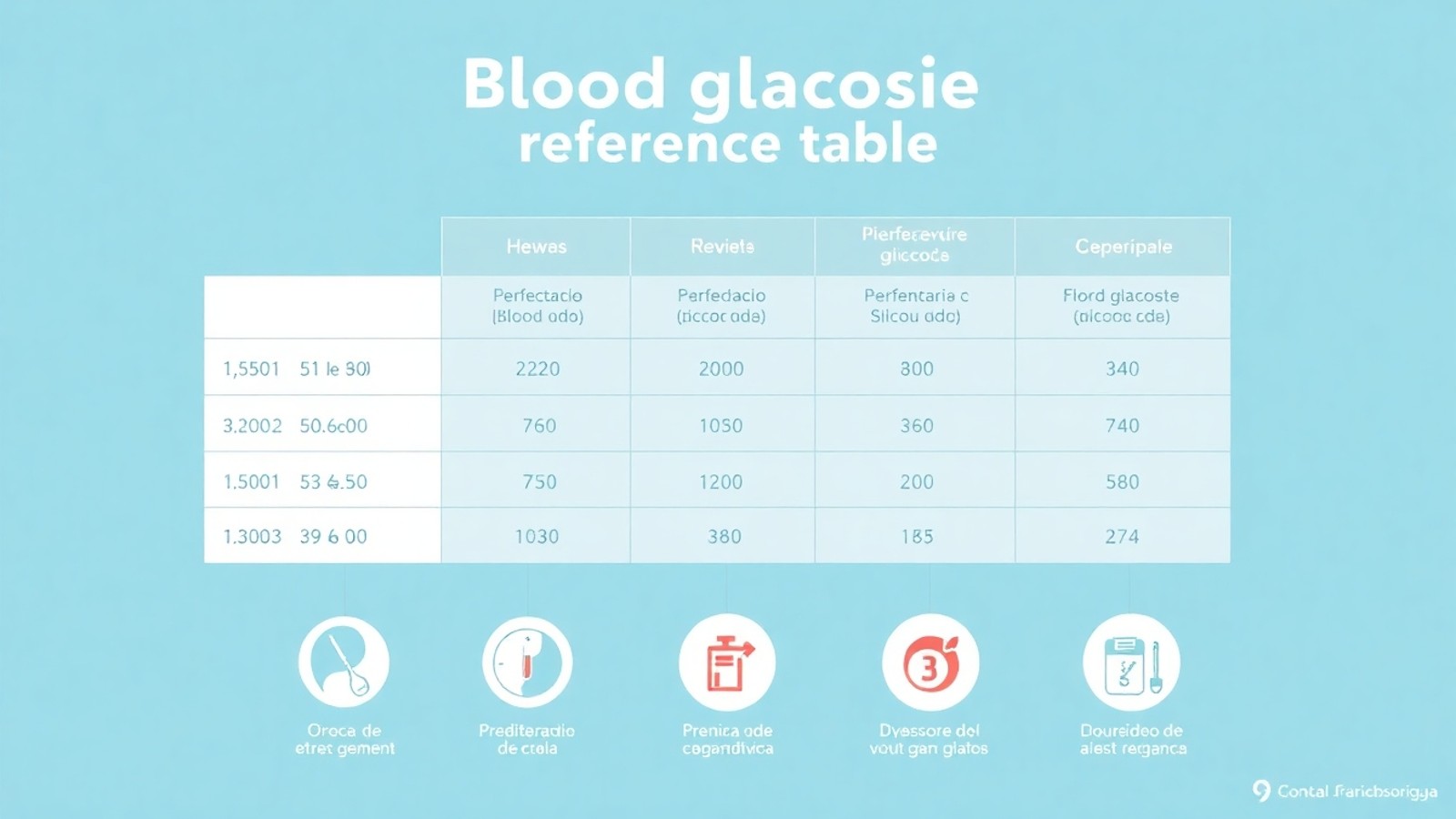 tabela glicemia infografico medico