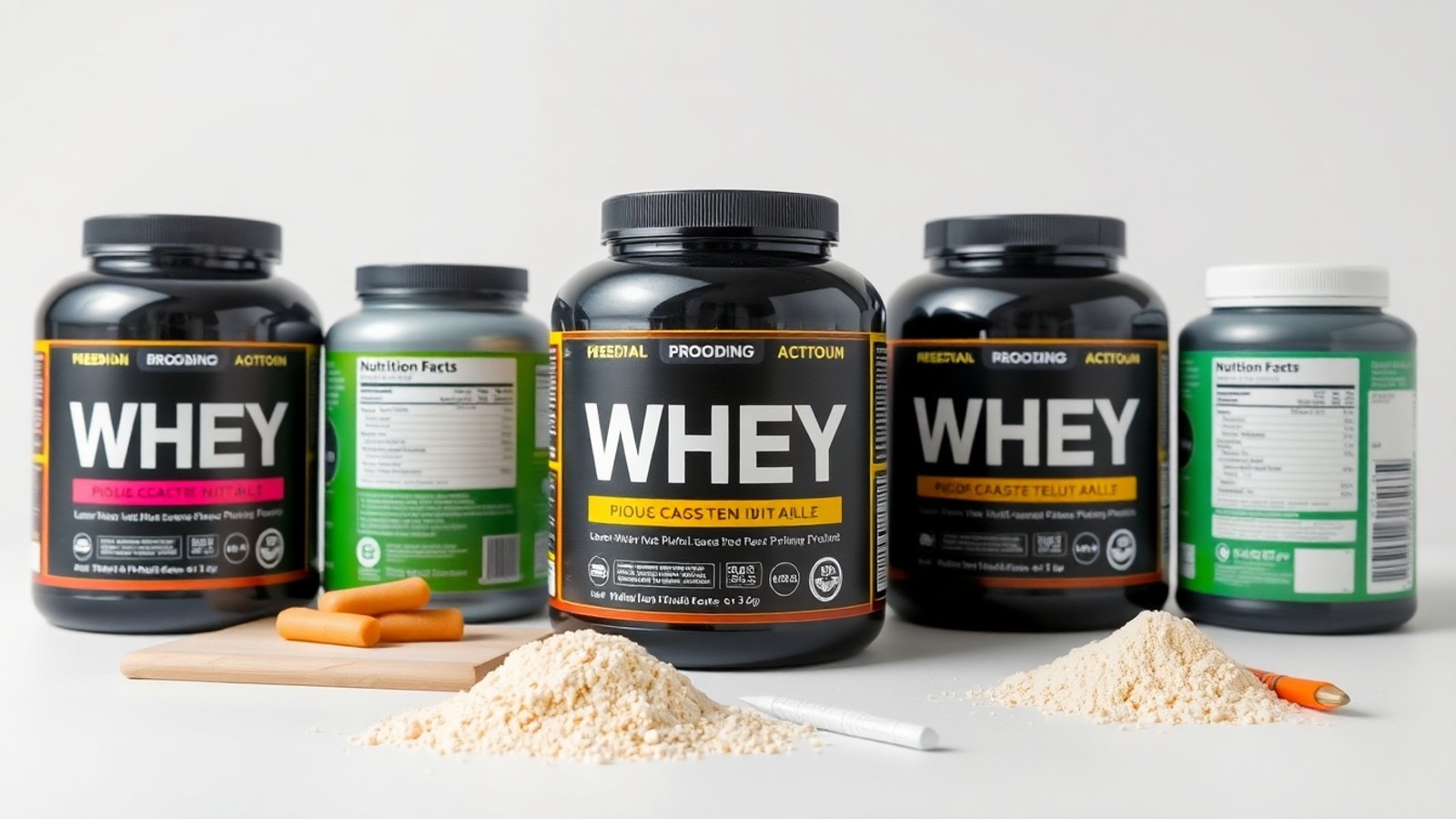 whey protein container comparacao