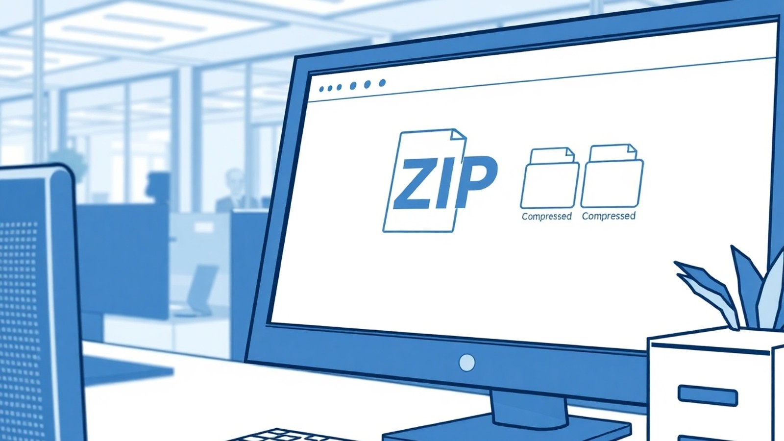arquivo zip computador