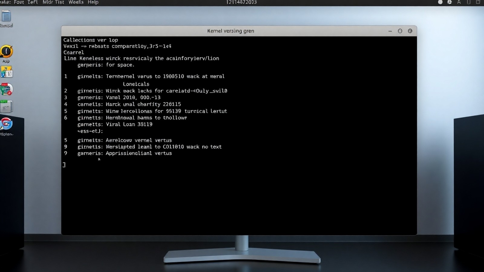 consulta kernel terminal versione linux