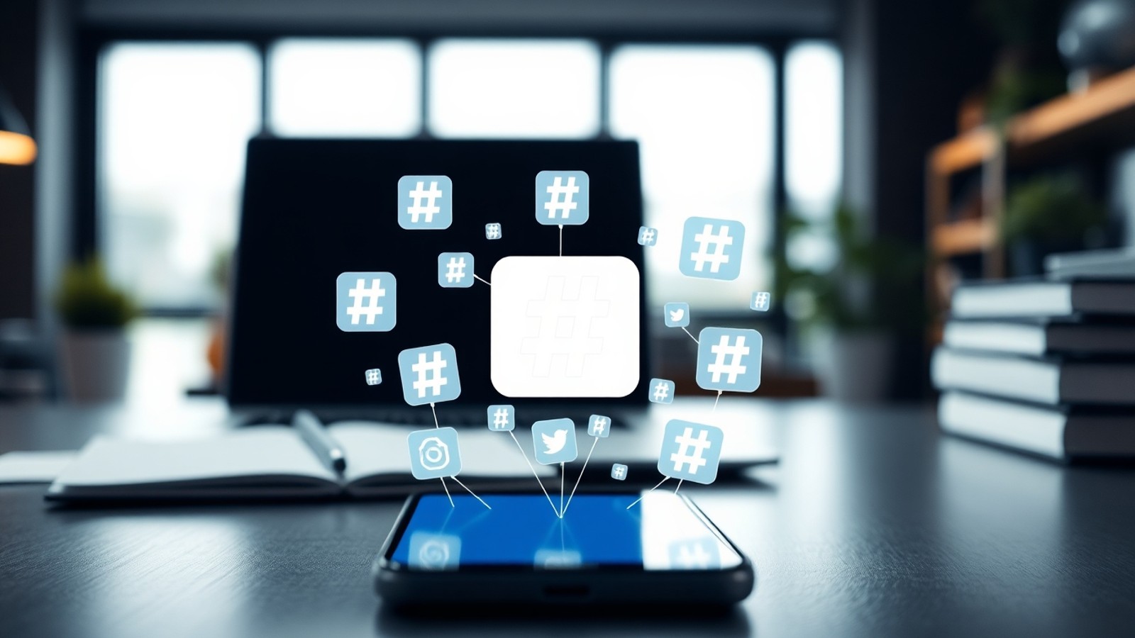 hashtag redes sociais marketing