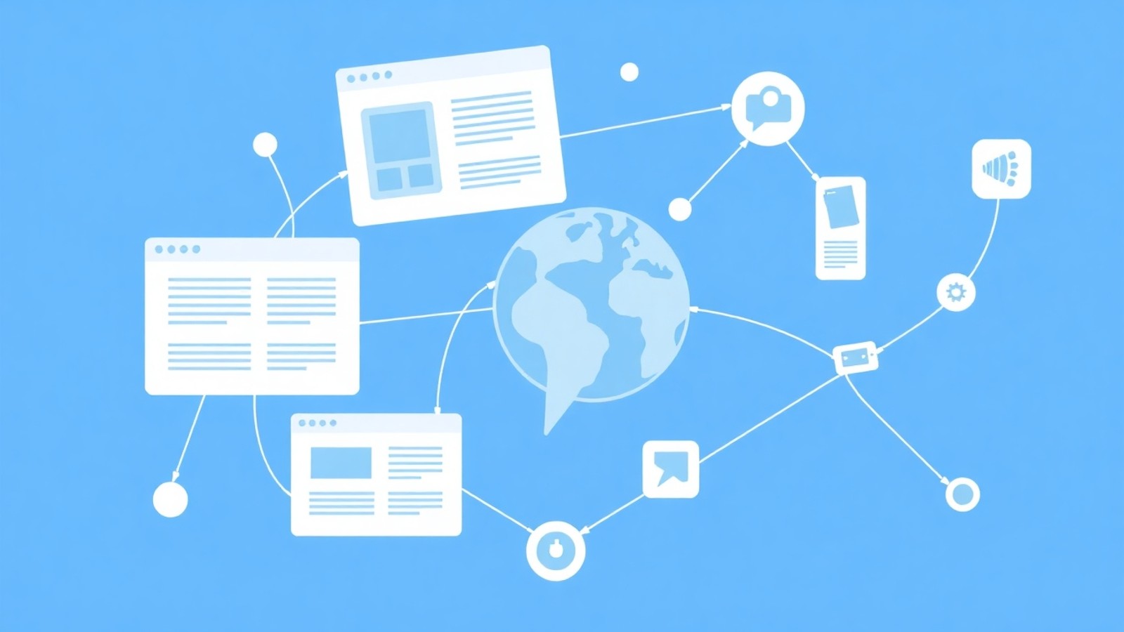 ilustracao conceito world wide web