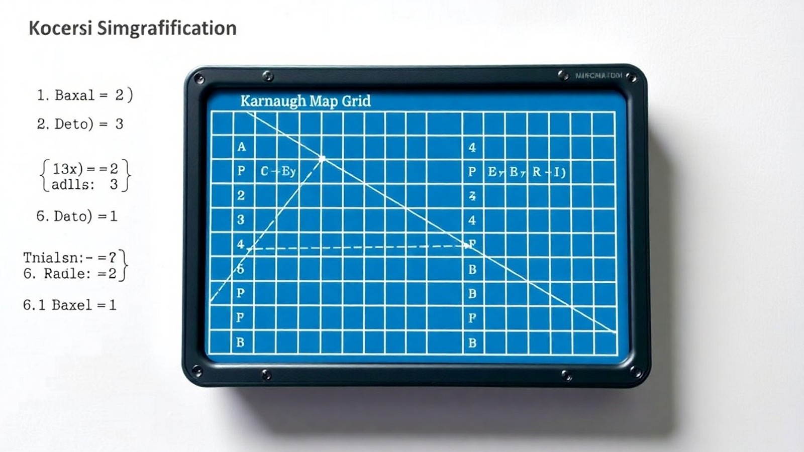 mapa de karnaugh simplificacao logica