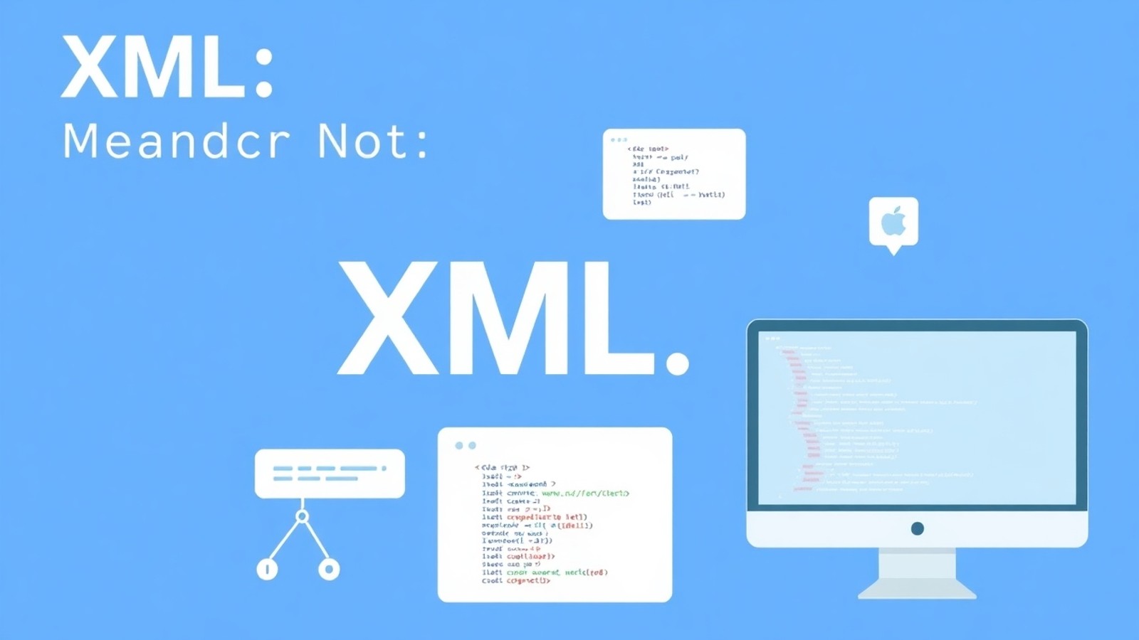 significado xml estrutura dados