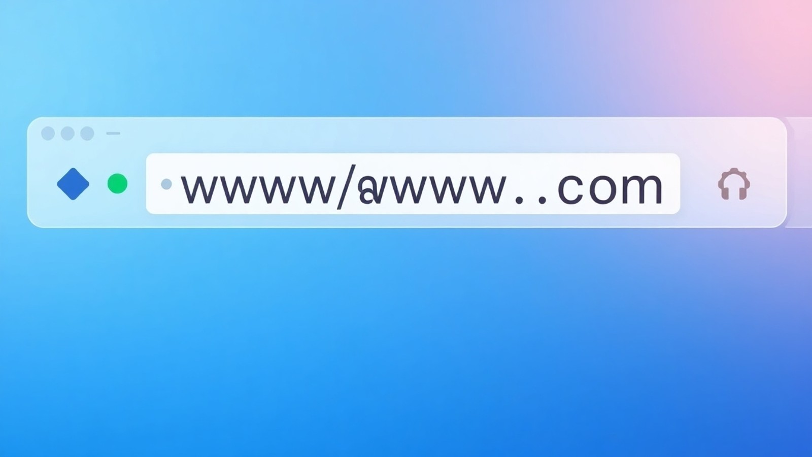url na barra do navegador