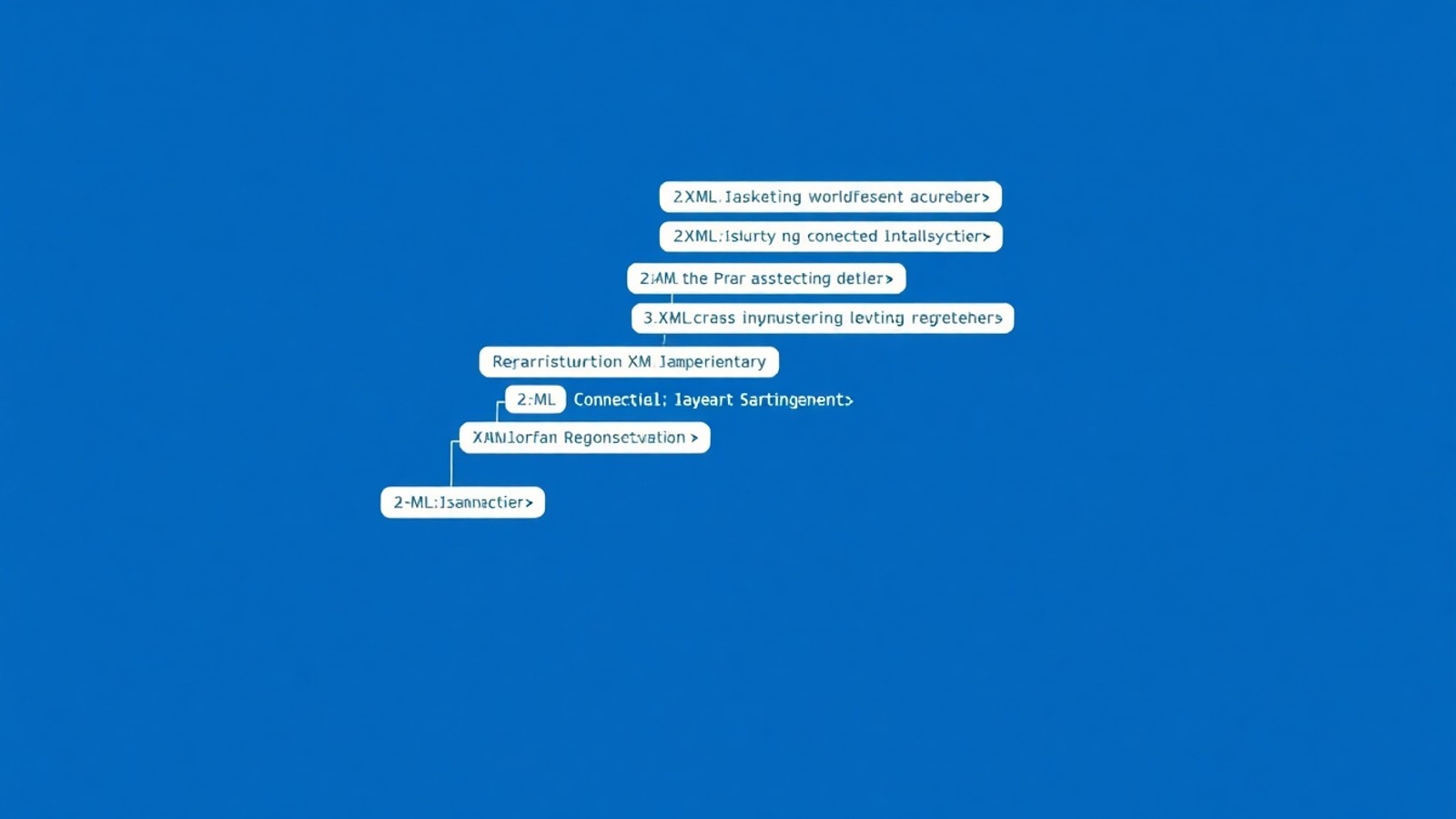xml estrutura de dados hierarquica