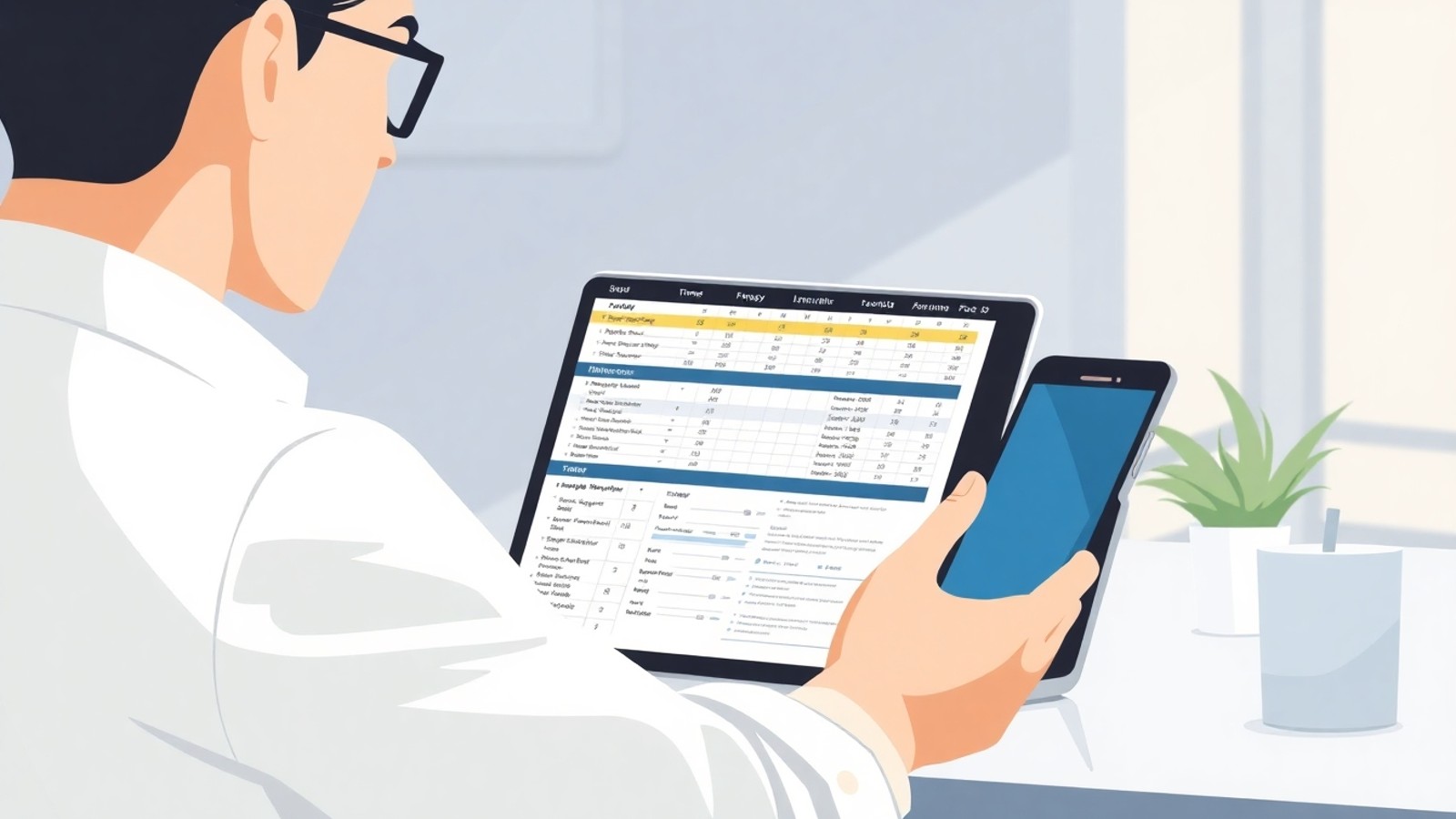 consultando tabela de horarios