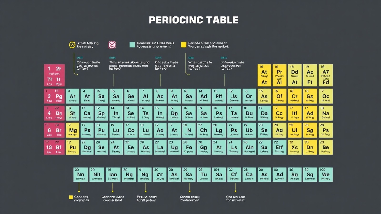 infografico tabela periodica tendencias