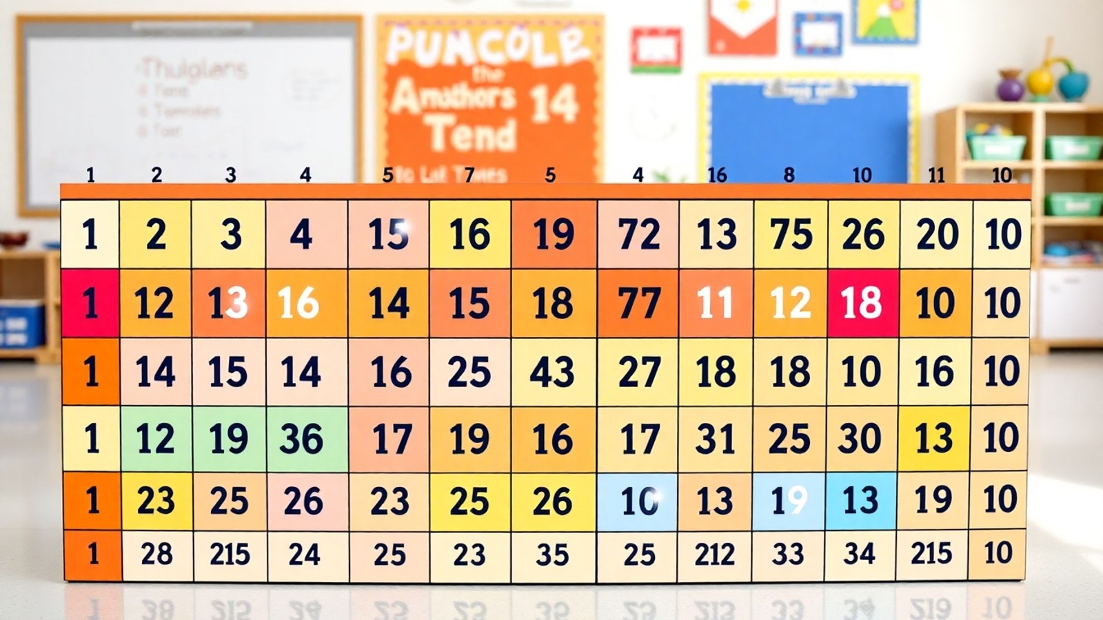 tabela de numeros 1 a 100