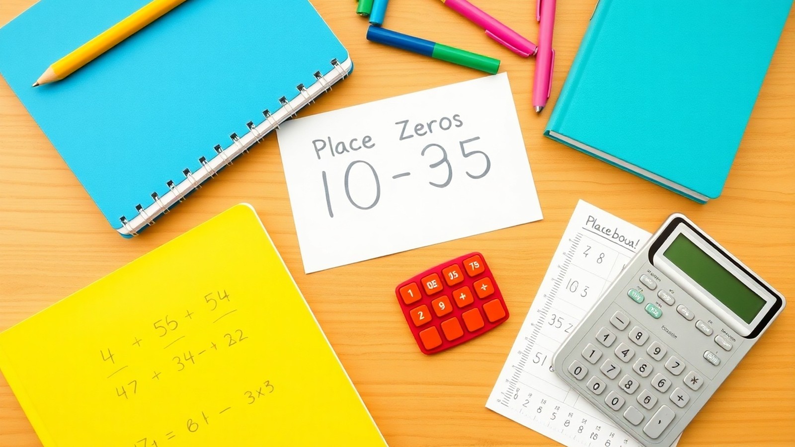 tabela de zeros matematica basica