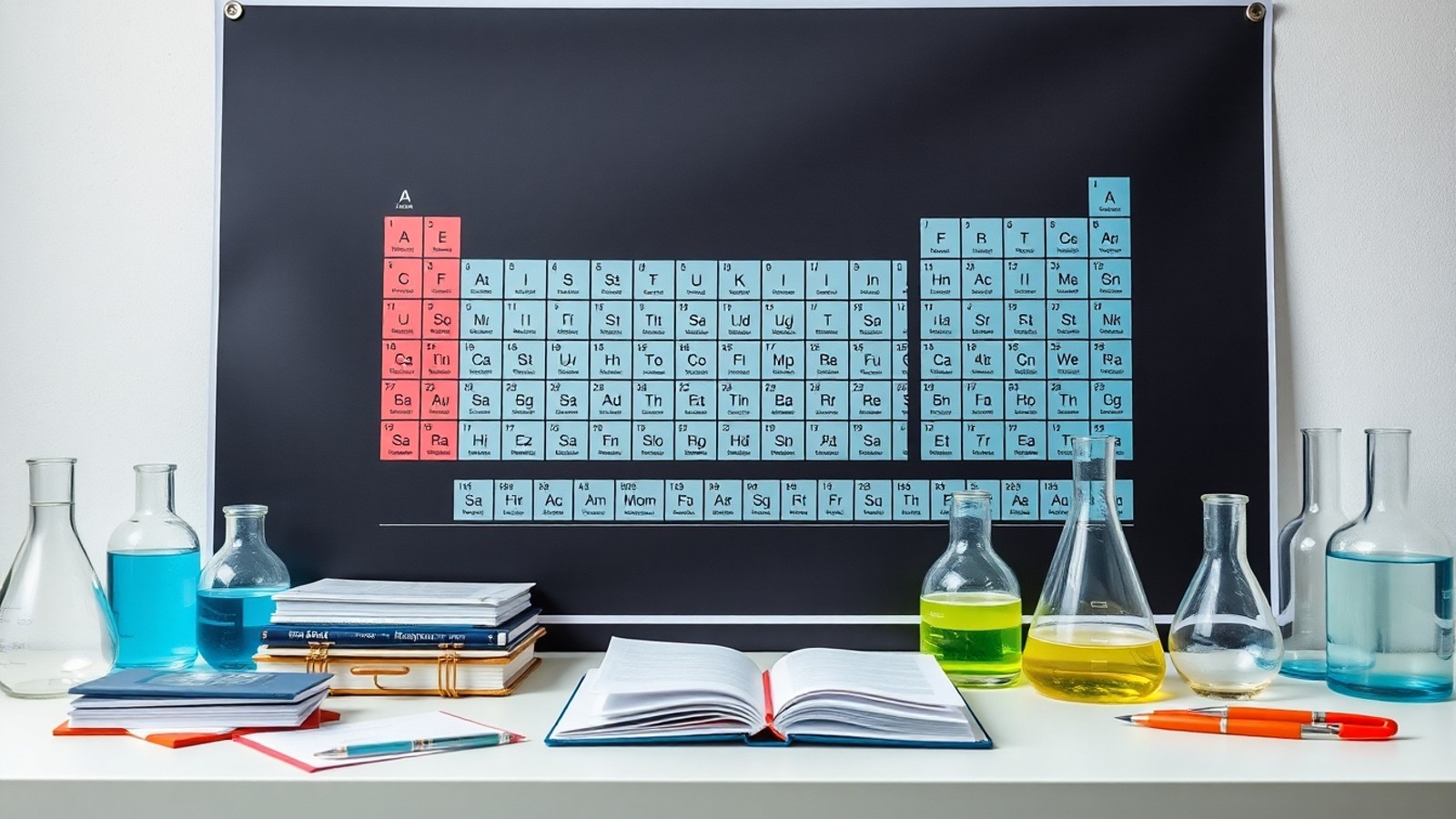 tabela periodica estudo mesa