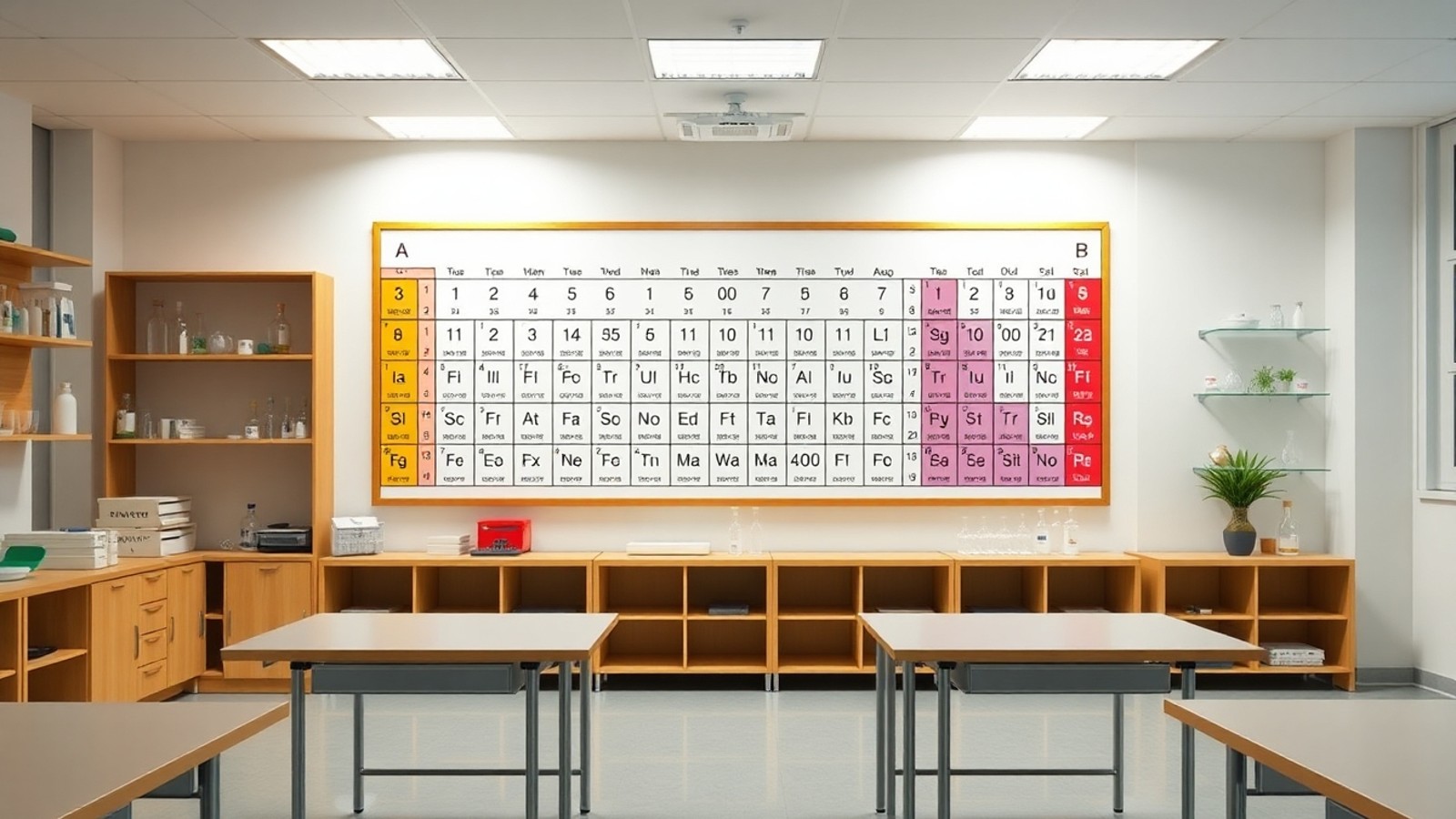 tabela periodica moderna sala aula