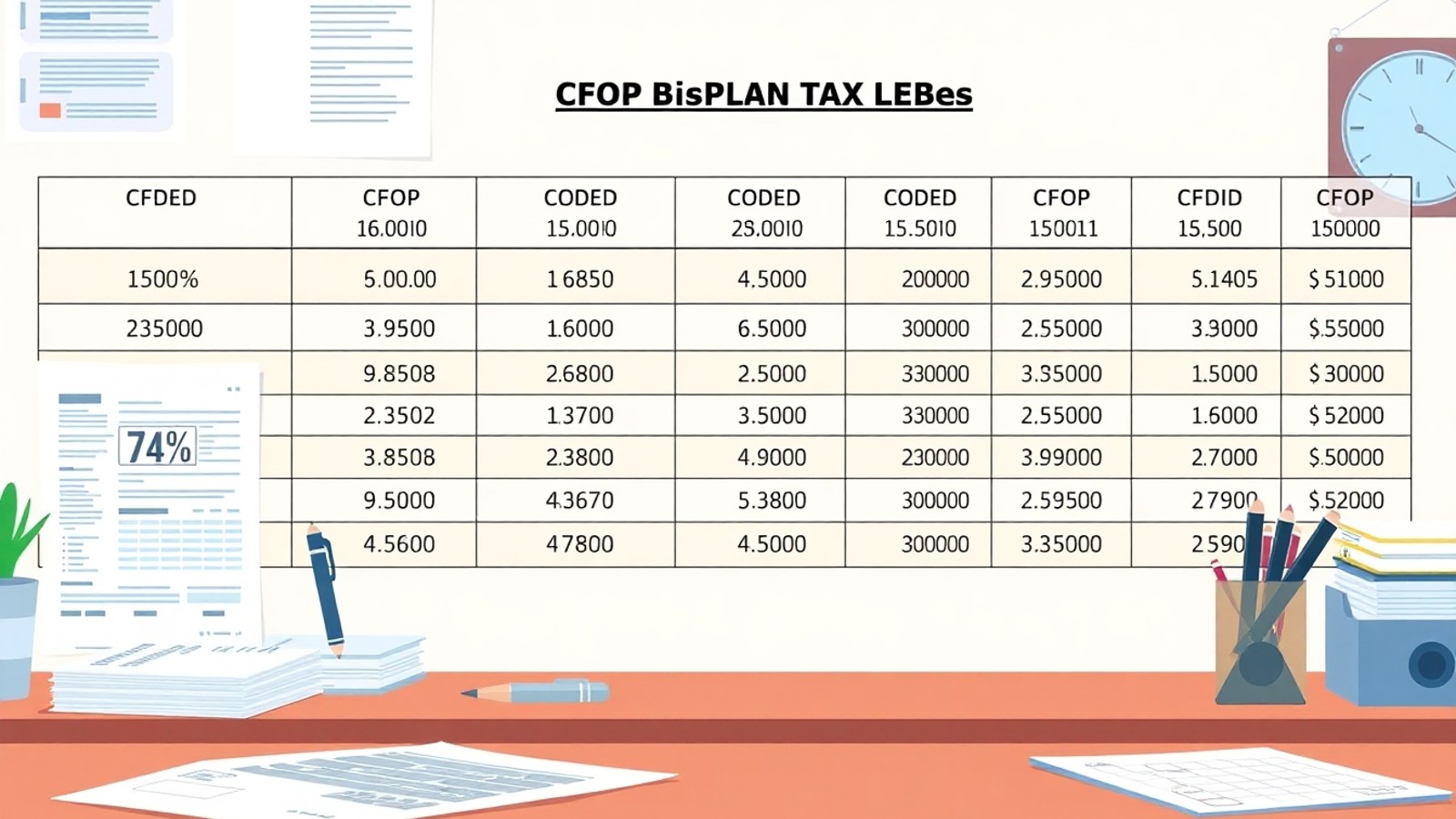 tabela cfop ilustracao fiscal