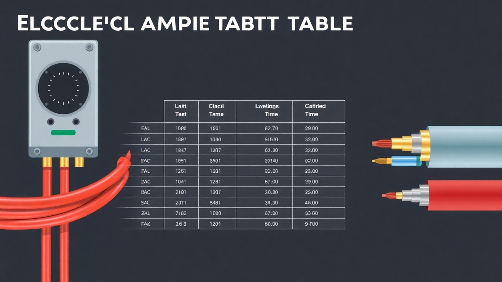 infografico tabela amperagem cabos