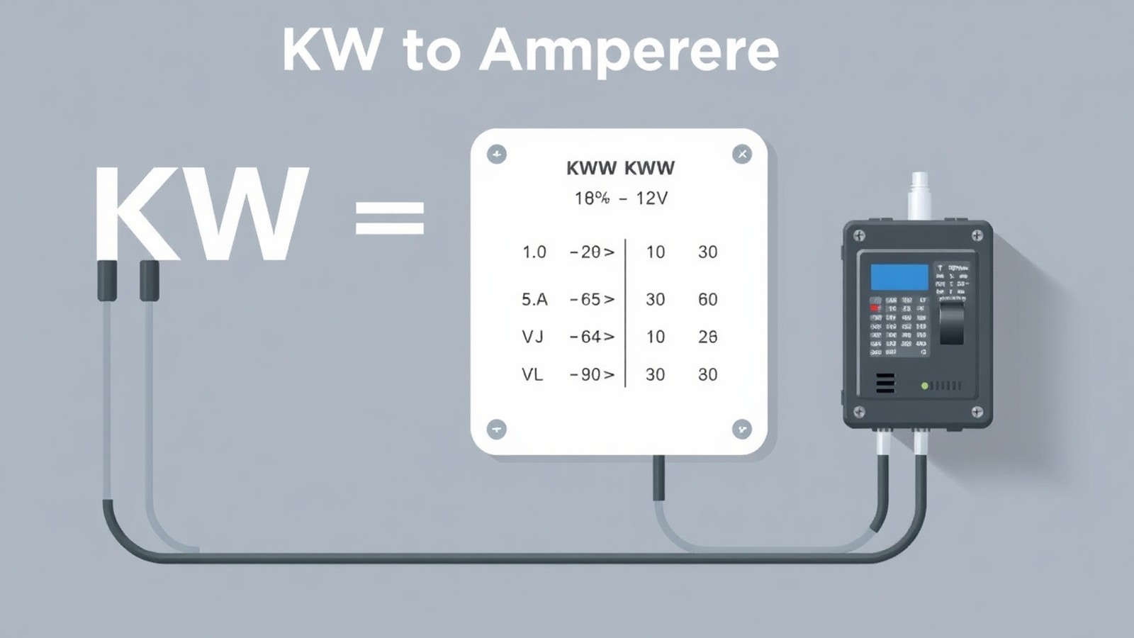 tabela kw para amperes